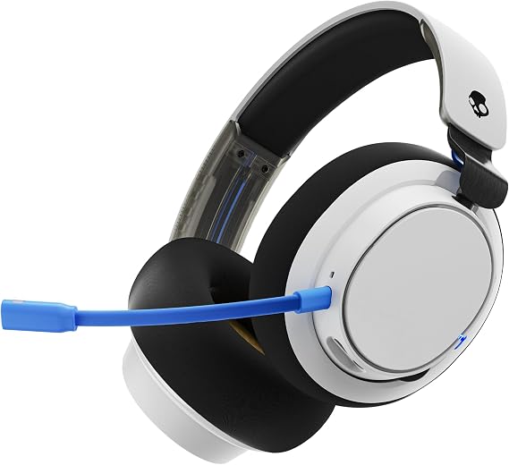 Skullcandy SLYR Pro Wireless Multi-Platform Over-Ear Gaming Headset with Ultra Low Latency USB-A Transmitter, Compatible with PlayStation or Xbox, PC, Nintendo Switch - Black/Blue