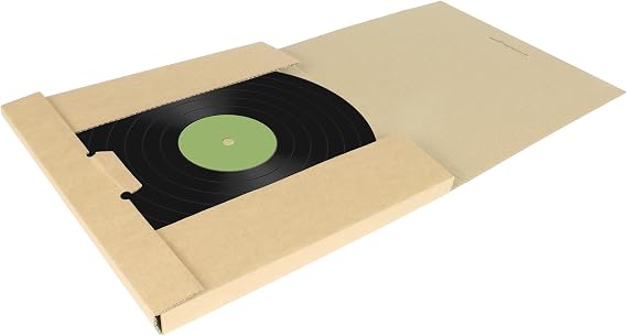 Vinyl Record Mailers (12inch & 7inch) - 12 inch Vinyl Postage Packaging (Pack of 50) (12-Inch (325 x 325 x 20mm))