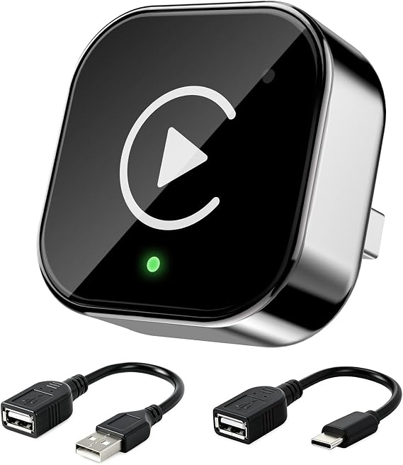 Ticarve 2-in-1 Wireless Apple CarPlay & Android Auto Adapter