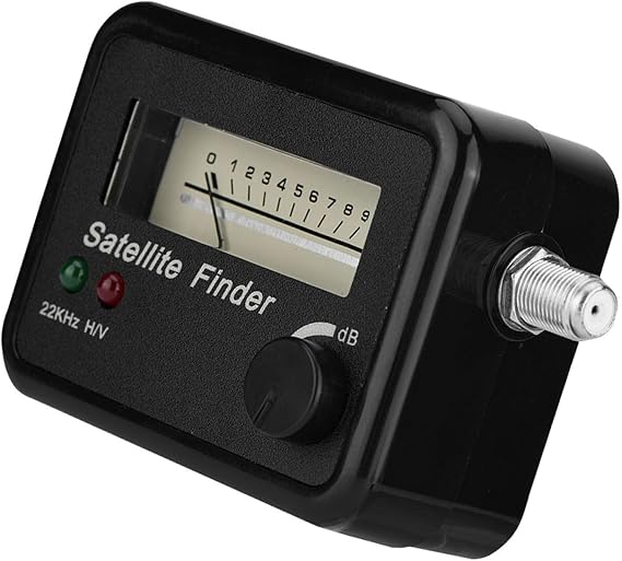 Generic Digital Satellite Finder With Highly Sensitive Meter for Quick Dish Alignment, for All Skill Levels, 13-18V DC Satellite Finder