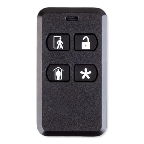 2GIG 2GIG-KEY2-345 4-Button Key Ring Remote