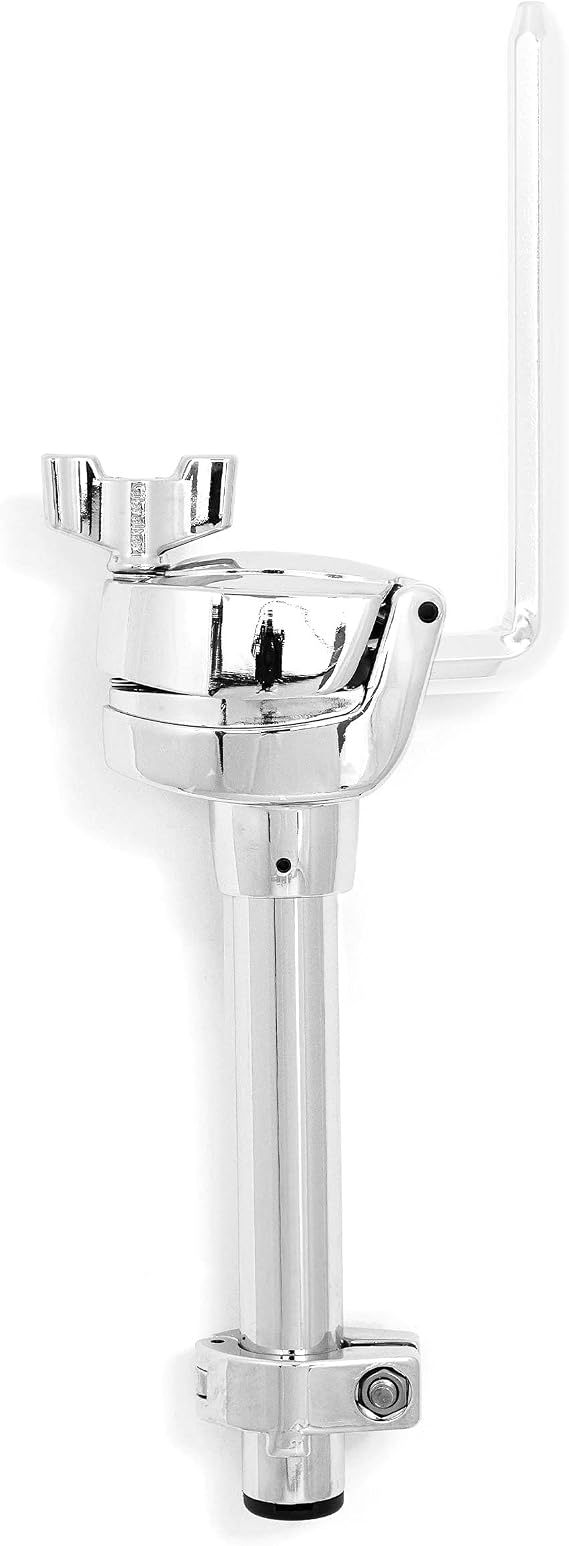 Gibraltar 10.5mm Clam Style Hex L-Rod Tom Holder, Ball Adjustment Mount with Memory Lock & 7/8" Diameter Tube, 5.25" Mounting Area for Racks & Multi Clamp Drum (SC-BCLR-H)