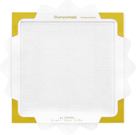 Altenew Stampwheel | Stamping Tool for Precise and Easy Stamping, Stamping Platform for Paper Crafting and Cardmaking, Sticky Mat, Base, and Clear Flip Plate, Perfect for Wreath Stamping