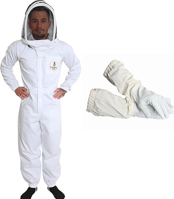Bee Suit with Fencing Veil and Gloves - Small