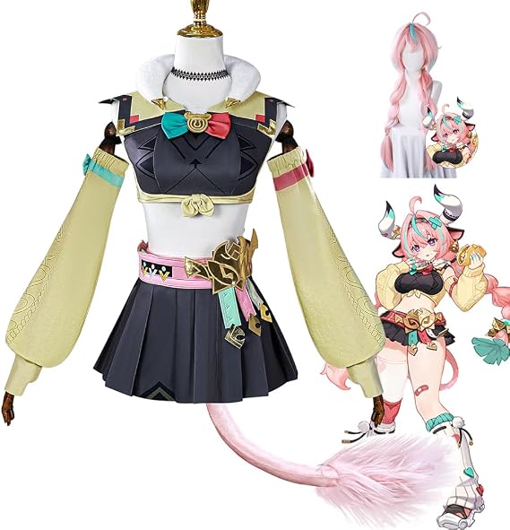 Genshin Impact Varesa Cosplay Costume Set - Anime Roleplay Outfit, Perfect for Events & Halloween