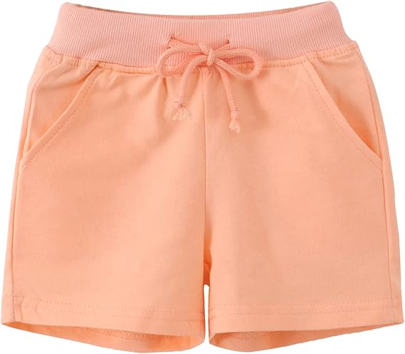 Toddler Girls Kids Sport Cartoon Solid Casual Shorts Fashion Beach Cargo Pants Shorts Newborn Girls Athletic Shorts