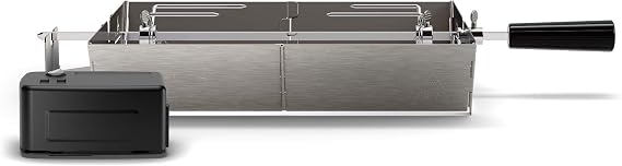 Philips Kitchen Appliances Philips HD6971/00 Smoke-Less Grill Rotisserie Attachment, Stainless Steel