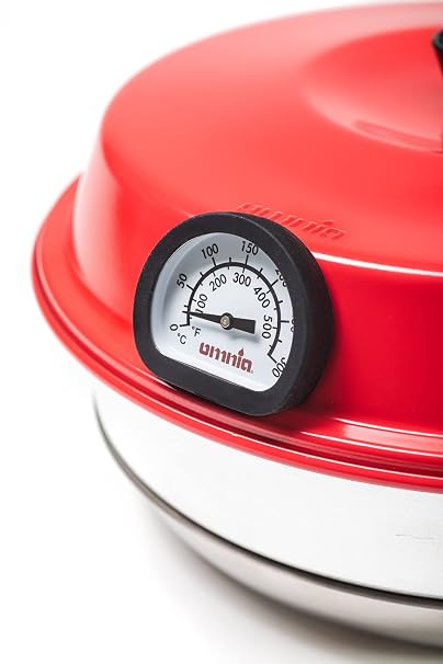 Omnia Thermometer Analog Temperature Gauge Easy Attach Probe for Core & Oven Temperature