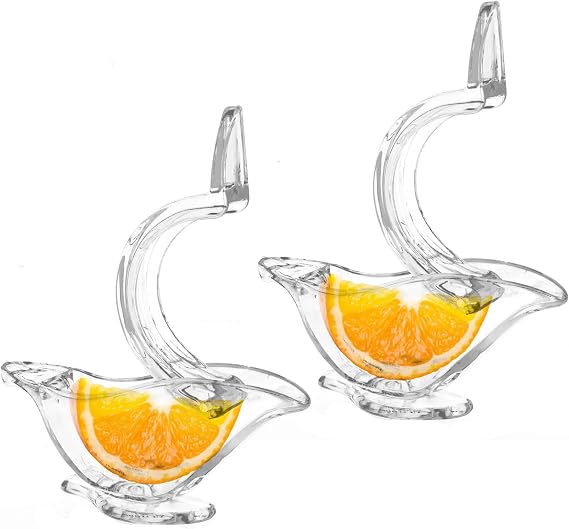 2Pcs Manual Lemon Slice Squeezer Lemon Juicer