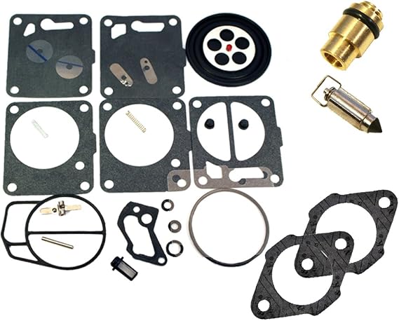 Venom Carburetor Rebuild Kit-Needle/Seat Base Gasket (For Mikuni, Fits Yamaha/Fits MANY Wave Runner III Raider VXR GP 700 701 650)