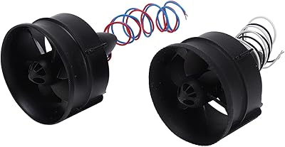 Honio Electronic Ducted Fan Assembly, High Efficiency Good Stability Strong Power RC Duct for Power Ducted Aircraft