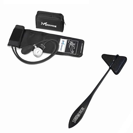 Santamedical Taylor Hammer & MEDVICE Manual Blood Pressure Cuff - Universal Size Aneroid Sphygmomanometer
