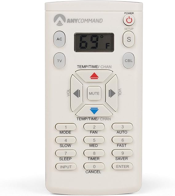 Universal Remote for Air Conditioner & TV, Lightweight Remote Control for Over 50 Different Brands of Air Conditioners & TVs