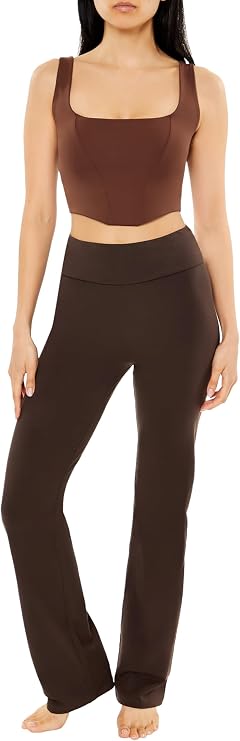 Forever 21 Women's Flare Mid-Rise Leggings