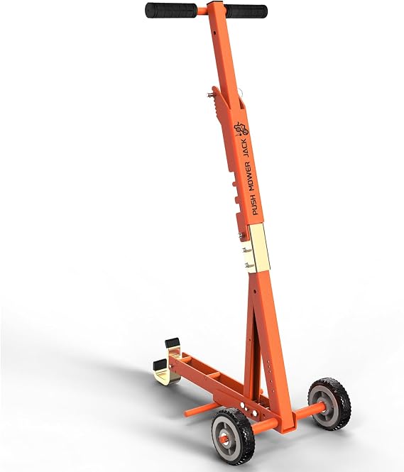 Lawn Mower Jack, 800 lb Capacity Zero Turn Mower Lift, Orange