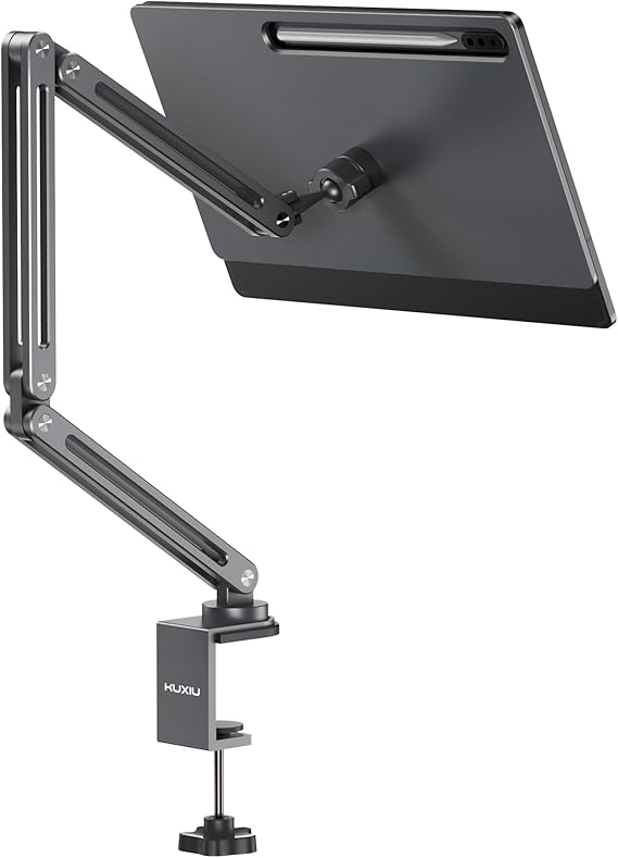 KU XIU Magnetic Stand for Samsung Galaxy Tab 14.6 inch, Foldable Adjustable Arm Mount for Desk, Aluminum Alloy Tablet Holder for Galaxy Tab S10 Ultra/S9 Ultra/S8Ultra