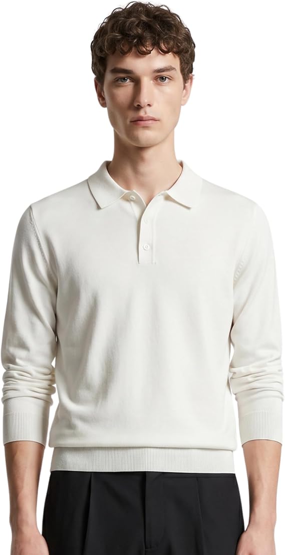Anthony Jackson Premium Men's Polo Neck Knitwear Sweater Massimiliano