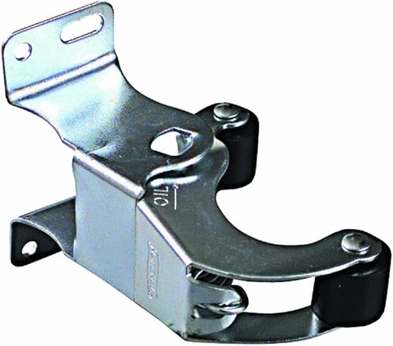 National Hardware Screen Door Catch, Steel with Rubber Rollers, Zinc Plated