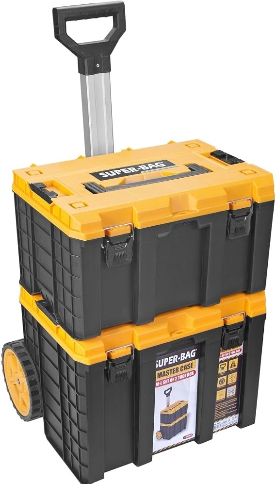 Super-Bag Master Tekerlekli Alet Çantası Seti, 2'li