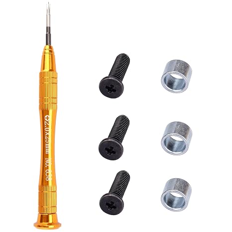 3Pcs SSD Screw for PS5 and 3Pcs Ring Replacement and Screwdriver for Sony PlayStation 5 Console Solid State Drive