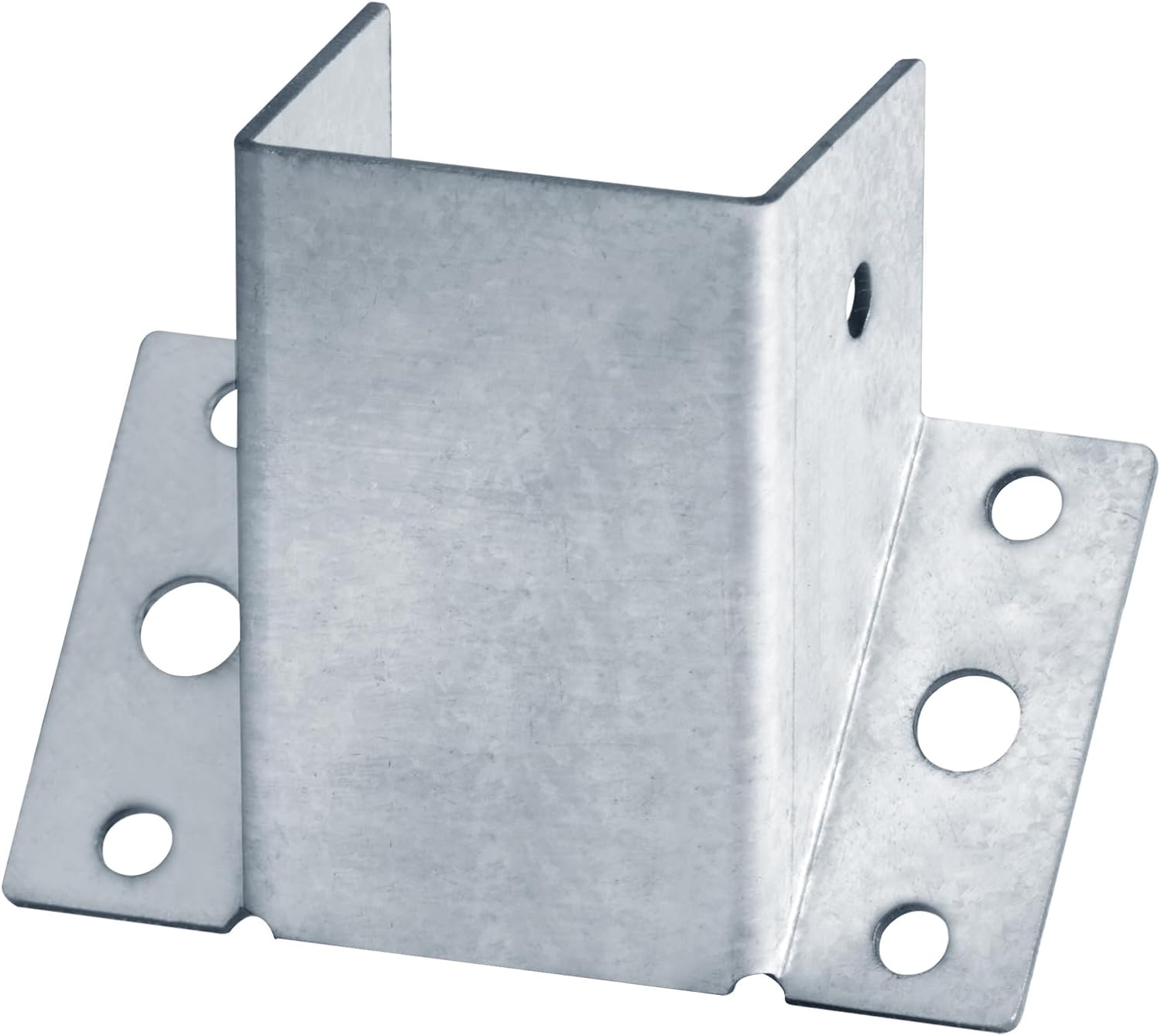 GBGS 10 Pack 45-Degree Post and Beam Knee Bracket for Actual 2x 4,2x 6 Roughsawn Lumber,Inner Width:50mm,Thickness 2mm14 Gauge 45°Angle Post Support Bracket for Pergola, sliver