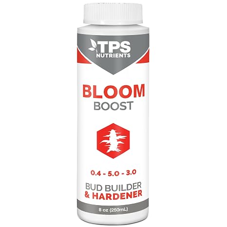 Bloom Bud Builder & Flower Hardener Plant Nutrient and Supplement, Triggers Fast Flowering by TPS Nutrients, 8 oz