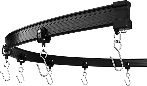 KXLife Flexible Ceiling Curtain Track, Ceiling Mounted Sliding Rail Set