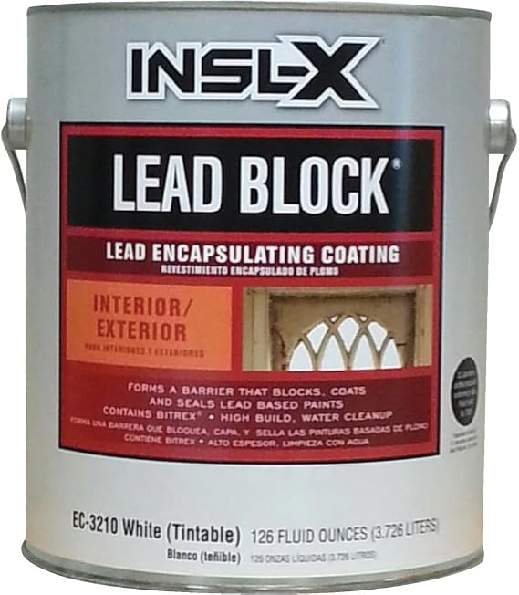 INSL-X Lead Block Water Base Lead Encapsulant Coating, 1 Gal. - 1 Each