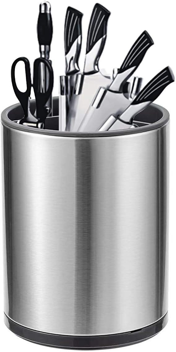 Upriver 360° Rotating Kitchen Utensil Holder 7" Cooking Utensil Organizer