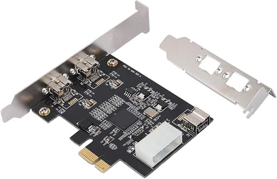 Video Capture Card IEEE 1394 PCI Express Controller Card PCIe Firewire Adapter Card PCI E to 3-Port 1394B Video Capture Card, FireWire 800 PCIe PCI for FireWire 800(1394b) Hard Disk, DV Camera etc