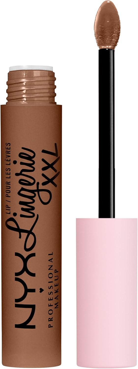 NYX Professional Makeup Lip Lingerie XXL Long Lasting Matte Liquid Lipstick - Hot Caramelo