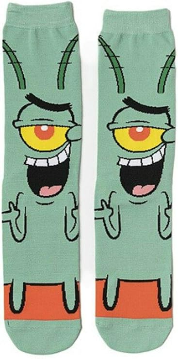 Sponge Bob Squarepants Planktin Crew Socks