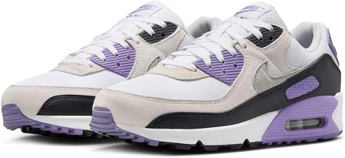 Nike DM0029-114 Air Max 90 White/Dusty Amethyst/Photon Dust/Light Smoke Gray