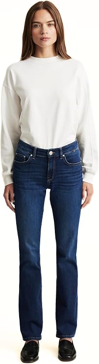 Mavi Molly Mid Rise Flare Jeans, Womens Relaxed Fit Jeans, Flare Jeans Jeans for Women, Trendy Bootcut Jeans