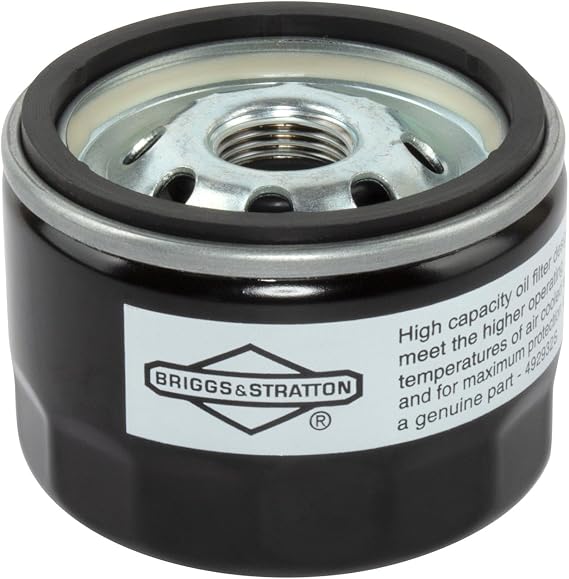 Briggs & Stratton 492932S Genuine Oil Filter, Short 2-1/4" | Replaces 492932, 5049K, 696854, 795890; Intek & Vanguard V-Twin