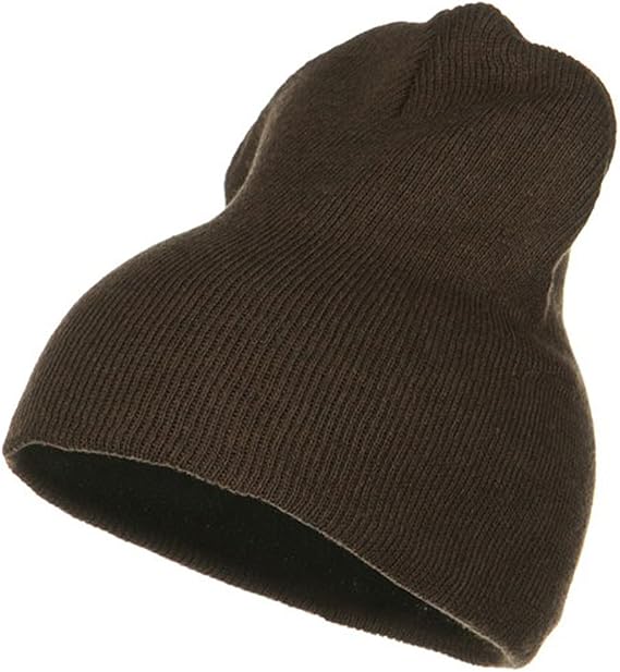 Big Stretch ECO Cotton Short Beanie - Brown