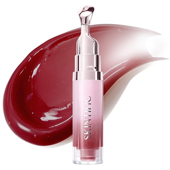 SKINTIFIC Brightening Lip Serum, Hydrating, Plumping & Glossing