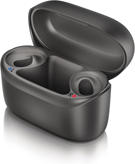 Unitron Charger RIC S for Hearing Aids Magnetic Charging Case with Secure Pull-in Docking Compatible with Unitron Moxi Smile Models Compact, Travel-Friendly Charging Station