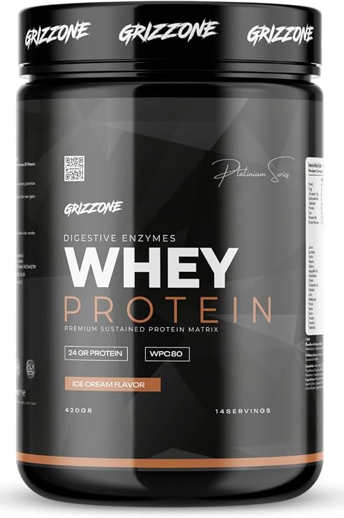 GRİZZONE GRİZZY PRO WHEY PROTEİN 420 GR 14 SERVIS (dondurma)