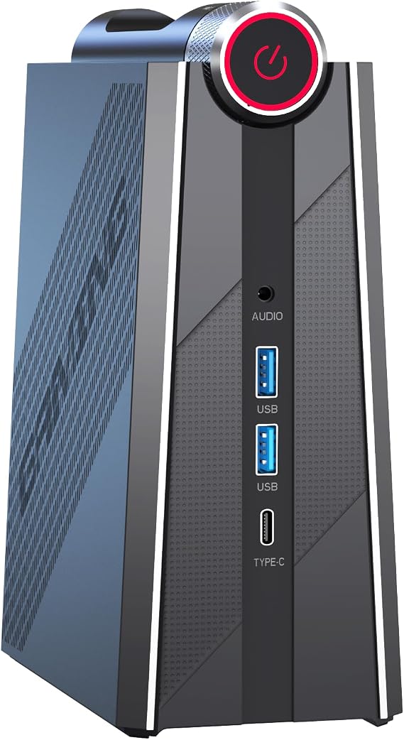 ACEMAGICIAN AMD Ryzen 9 6900HX Mini Gaming PC, 32GB DDR4 Dual Channel 1TB NVME SSD, Desktop Tower Computer with AMD Radeon 680M, Type C, WiFi 6, BT 5.2 Mini Desktop Computer, AM08PRO