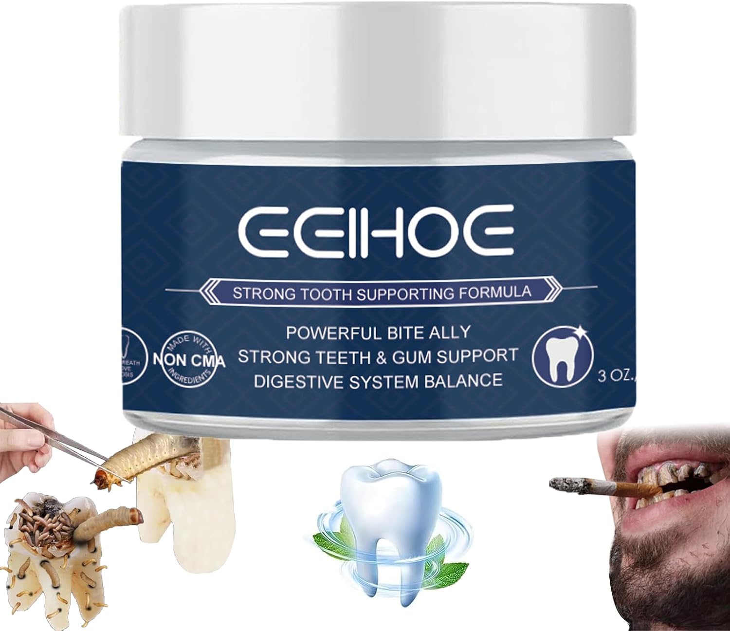 Fortbite Tooth Powder, Fortbite Toothpaste, Fortbite Remineralizing Tooth Powder, Fortbite All Natural Tooth Powder 1pcs