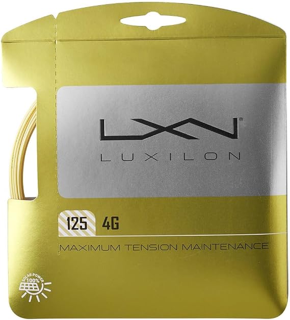 Luxilon 4G 125 Tennis String - Set, Gold