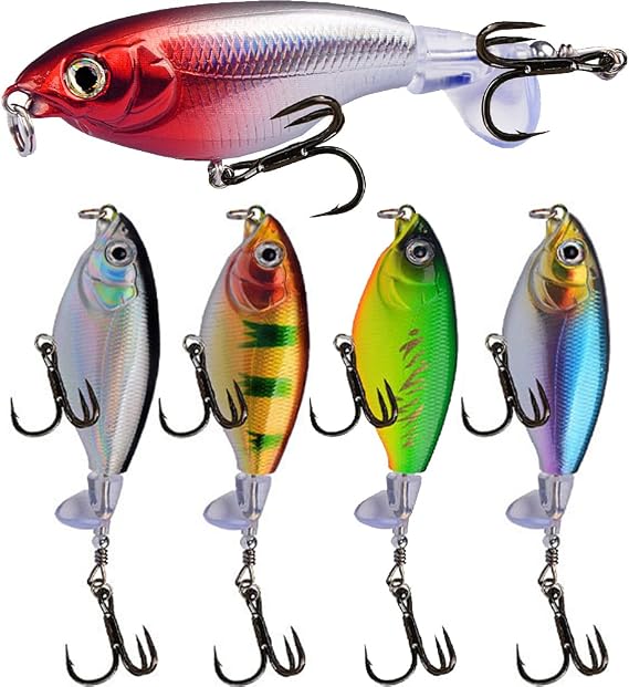 Top Water Fish Lures Whopper plopper bass Fishing Lure Saltwater Fishing topwater bass luress with 3D Eyes Bait