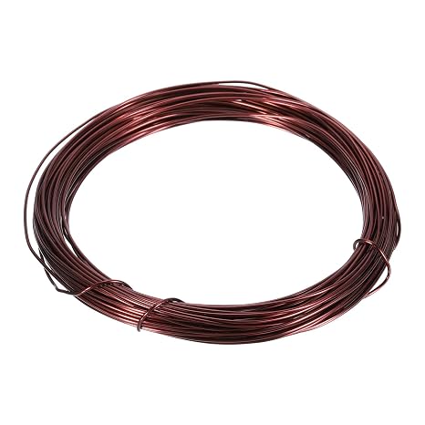 MECCANIXITY 1.3mm Magnet Wire 52ft(16m) Enameled Copper Wire Enameled Magnet Winding Wire Coil 200g 130C for Transformers Inductors