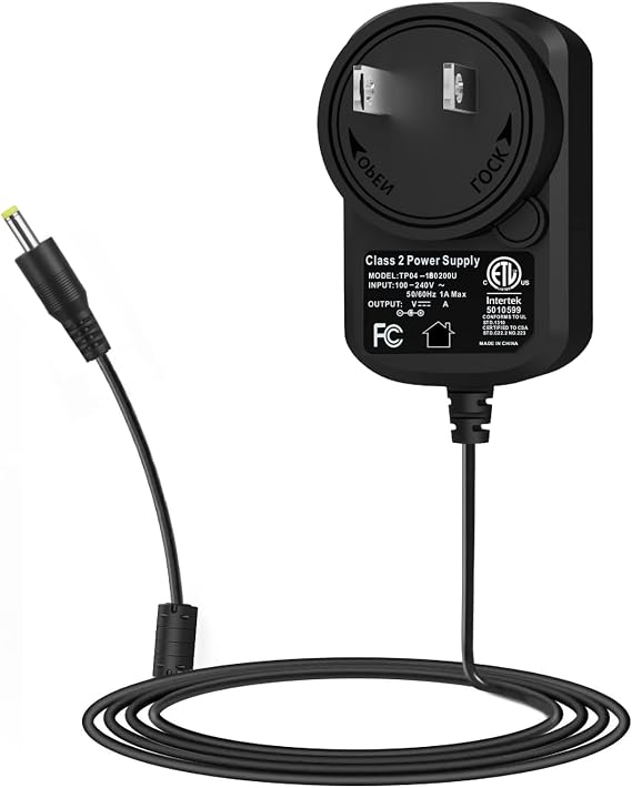 21W power supply dapter for Amazon Alexa Echo 1st 2nd Generation, Echo Show 1st Gen, Echo Show 5 (3rd Gen), Echo Plus 1st Gen, Echo Look, Echo Link, Fire TV 2nd Gen, 15V replacement AC power cord