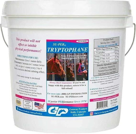 Gateway SU-PER Tryptophane (Calming Support for Horses) - 12.5 pounds