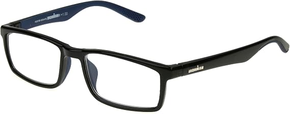 IRONMAN Mens Sprint Rectangular Reading Glasses