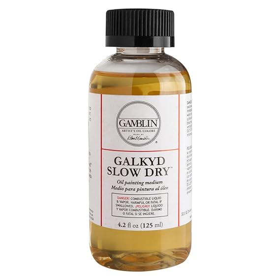 Gamblin 3-in-1 Oil Painting Medium, 4.2 oz bottle (02504)