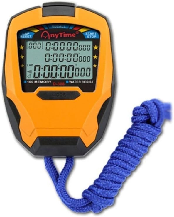 Loyka D-308 Professional Stopwatch 1/1000 Seconds with 100 Lap Memory