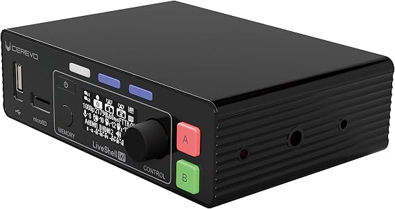LiveShell W Dual HDMI Live Streaming Encoder & Switcher: 1080p60, Built-in Audio Mixer, Video Effects, LAN/Wi-Fi, Multi-Platform Streaming